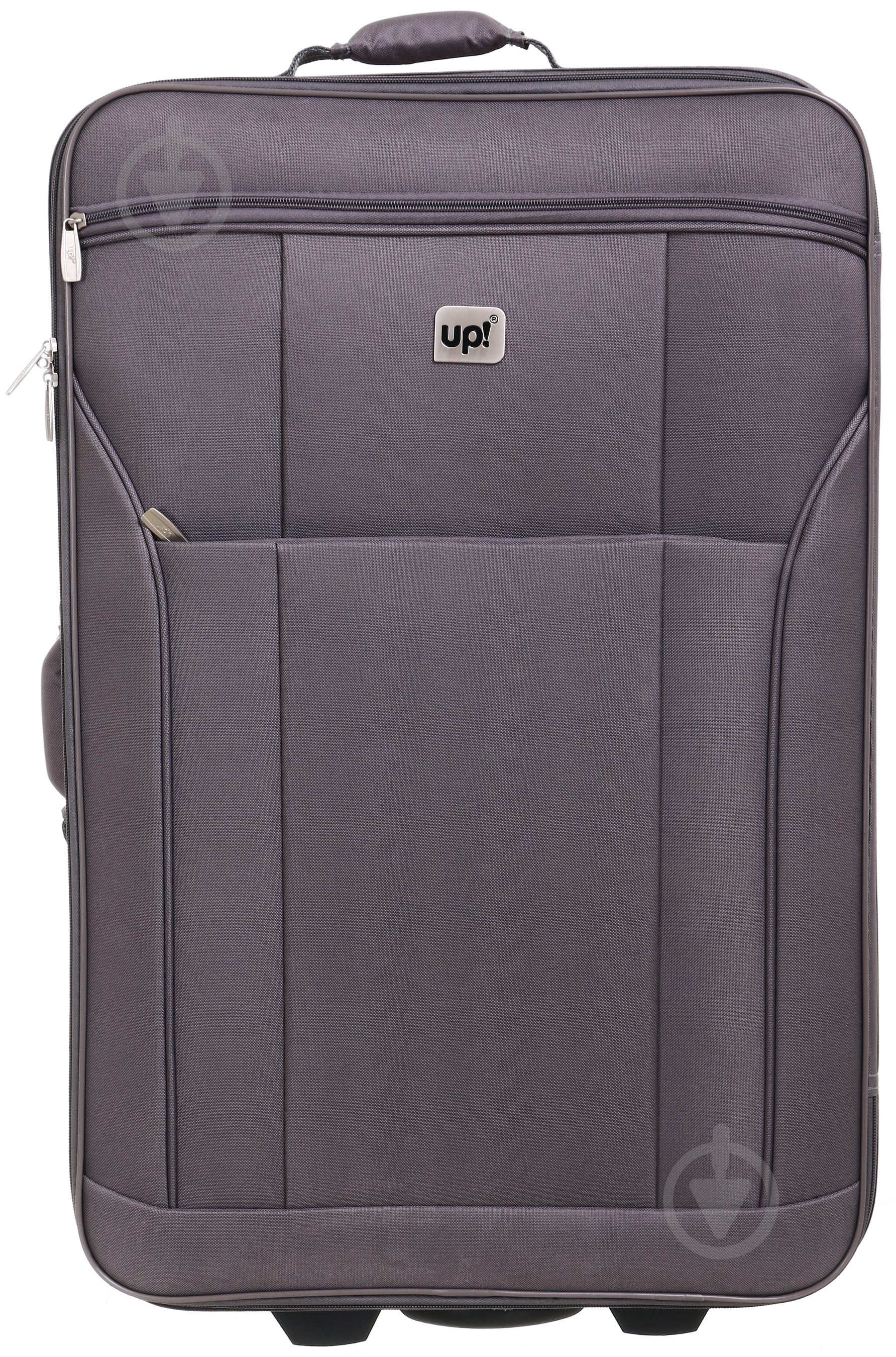 Чемодан UP! (Underprice) 73 л серый KX22003 71х45х23 см - фото 4