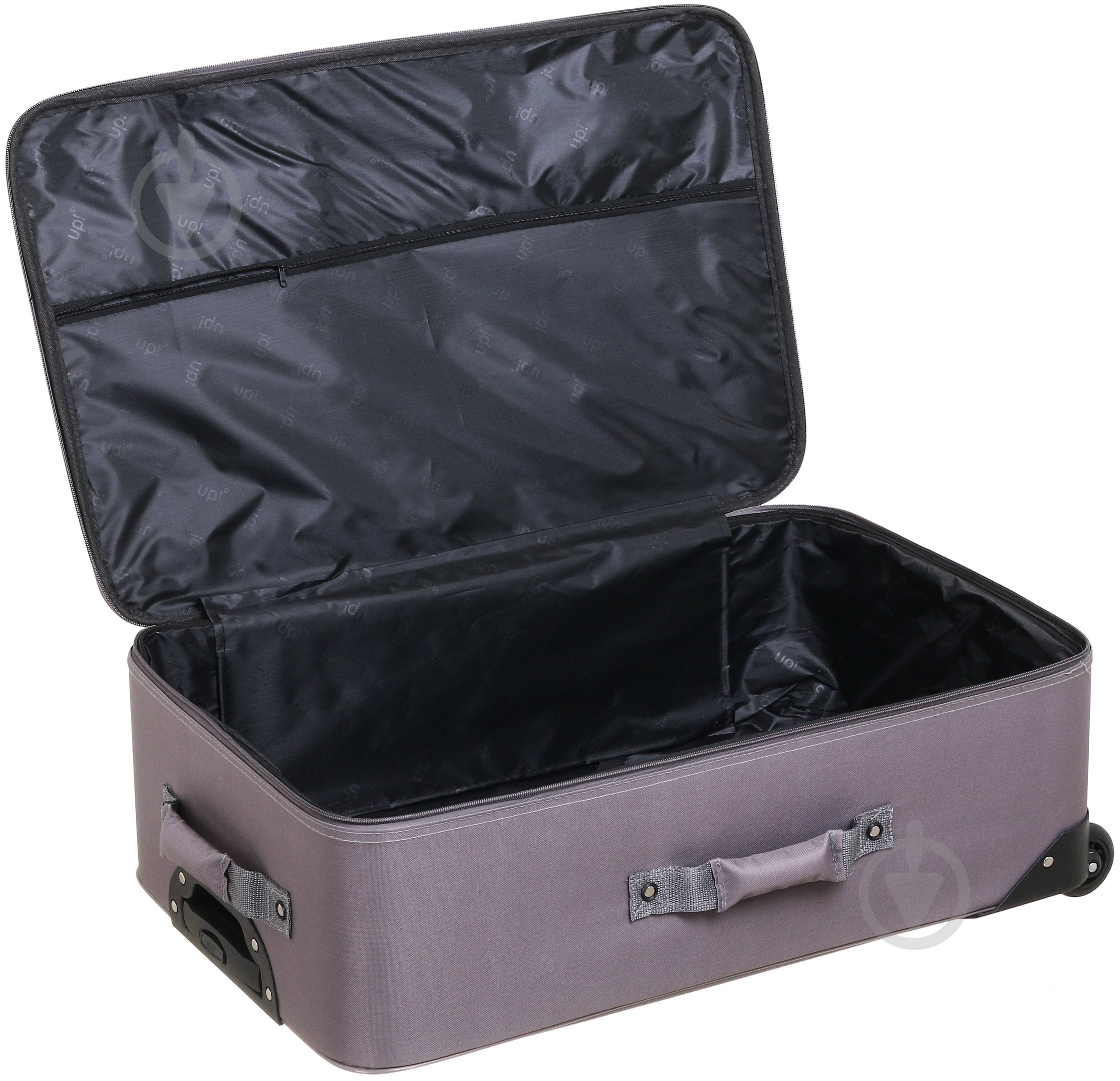 Чемодан UP! (Underprice) 73 л серый KX22003 71х45х23 см - фото 6