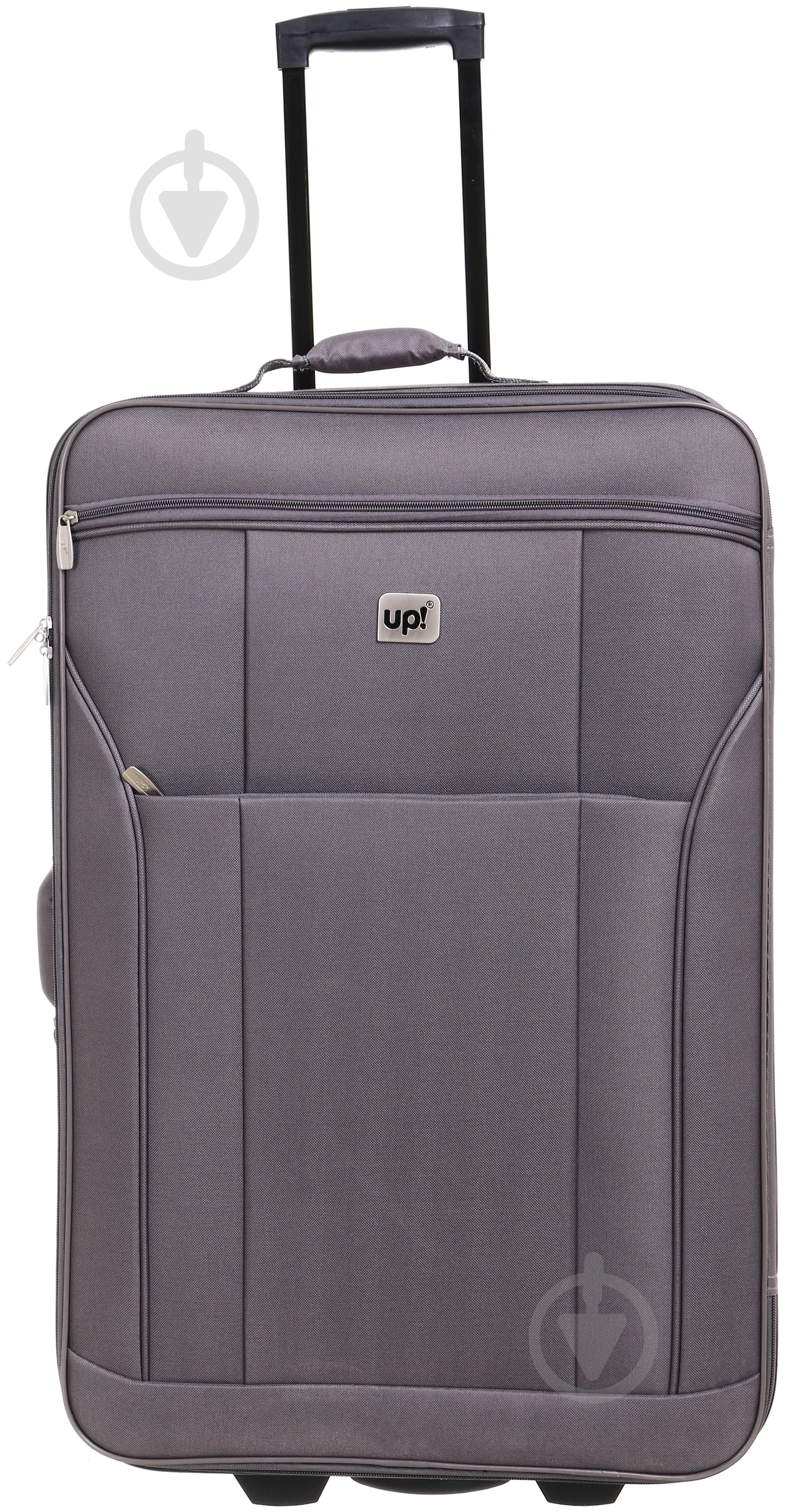 Чемодан UP! (Underprice) 73 л серый KX22003 71х45х23 см - фото 2