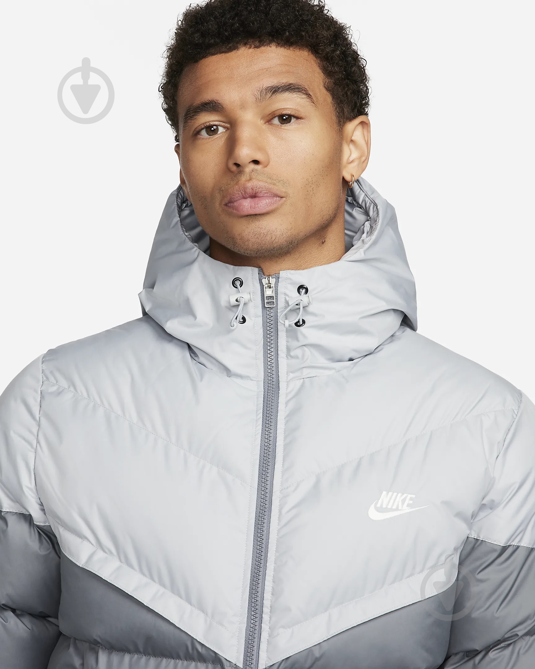 Куртка мужская зимняя Nike M NK SF WR PL-FLD HD JKT FB8185-077 р.3XL серая - фото 5