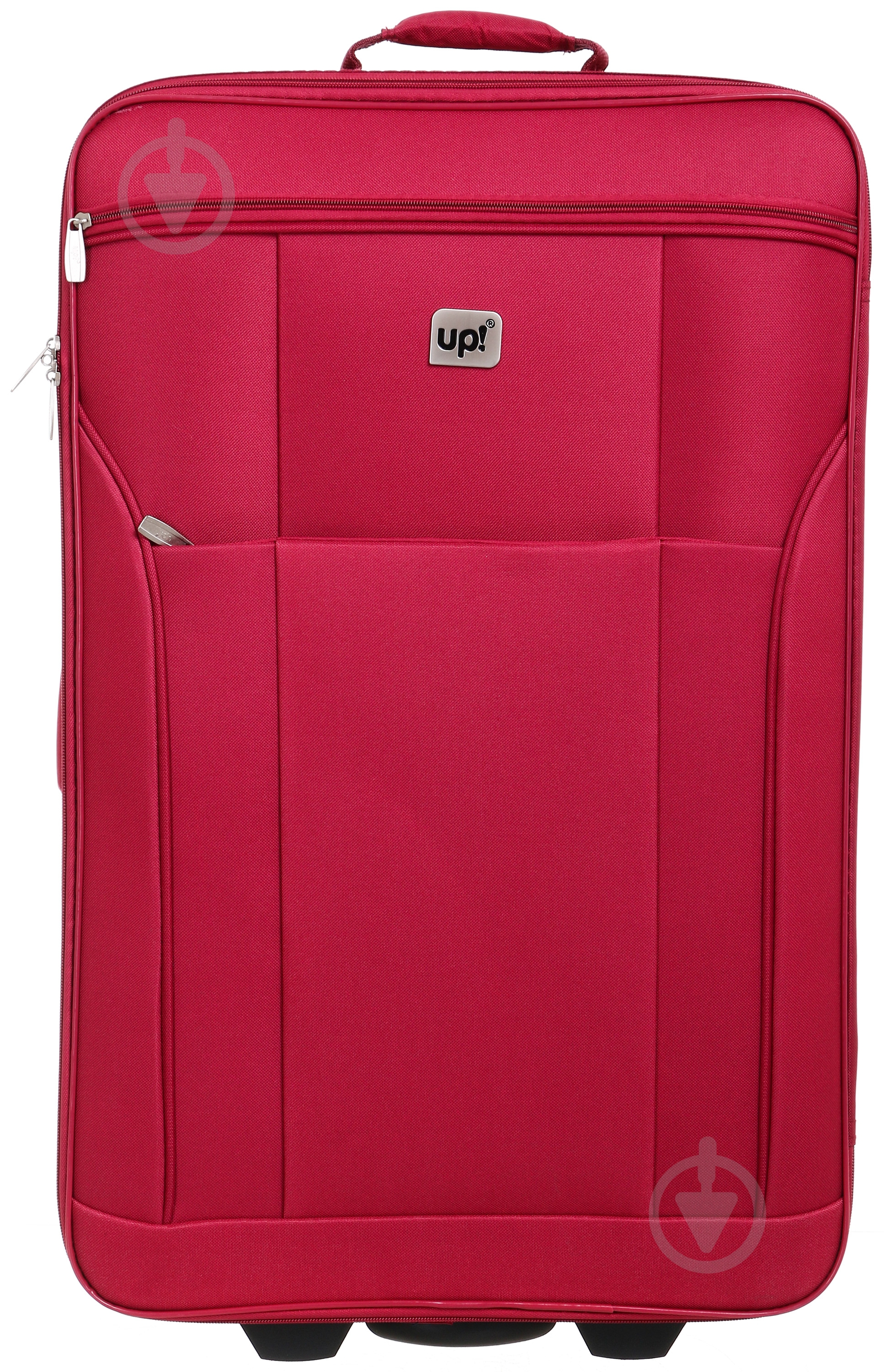Чемодан UP! (Underprice) 73 л красный KX22003 71х45х23 см - фото 4