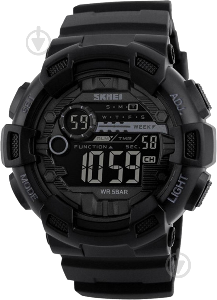 Наручные часы Skmei 1243 black (1243BOXBK) - фото 1