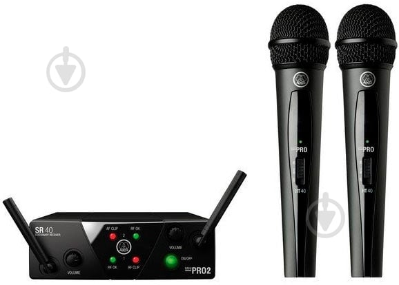 Микрофон AKG WMS40 Mini2 Vocal Set BD ISM2/3 - фото 1 Микрофон AKG WMS40 Mini2 Vocal Set BD ISM2/3 - фото 1
