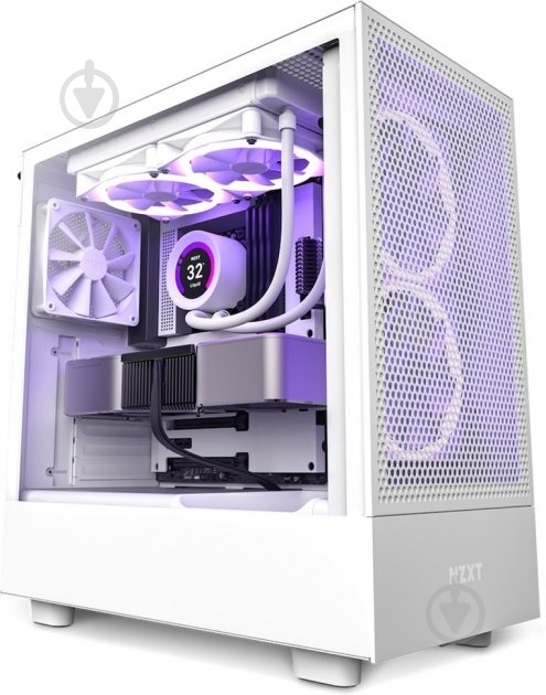 Корпус NZXT H5 Flow White (CC-H51FW-01) без БЖ - фото 1 Корпус NZXT H5 Flow White (CC-H51FW-01) без БЖ - фото 1