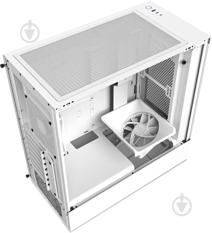 Корпус NZXT H5 Flow White (CC-H51FW-01) без БЖ - фото 10 Корпус NZXT H5 Flow White (CC-H51FW-01) без БЖ - фото 10