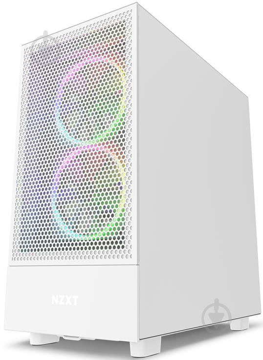 Корпус NZXT H5 Flow White (CC-H51FW-01) без БЖ - фото 2 Корпус NZXT H5 Flow White (CC-H51FW-01) без БЖ - фото 2