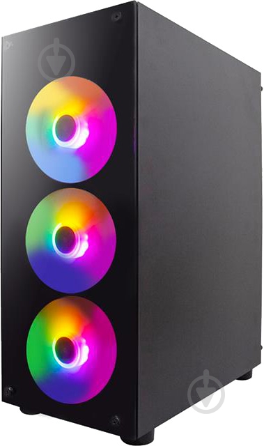 Корпус 1stPlayer V3-B-4F1 Black без БЖ - фото 3