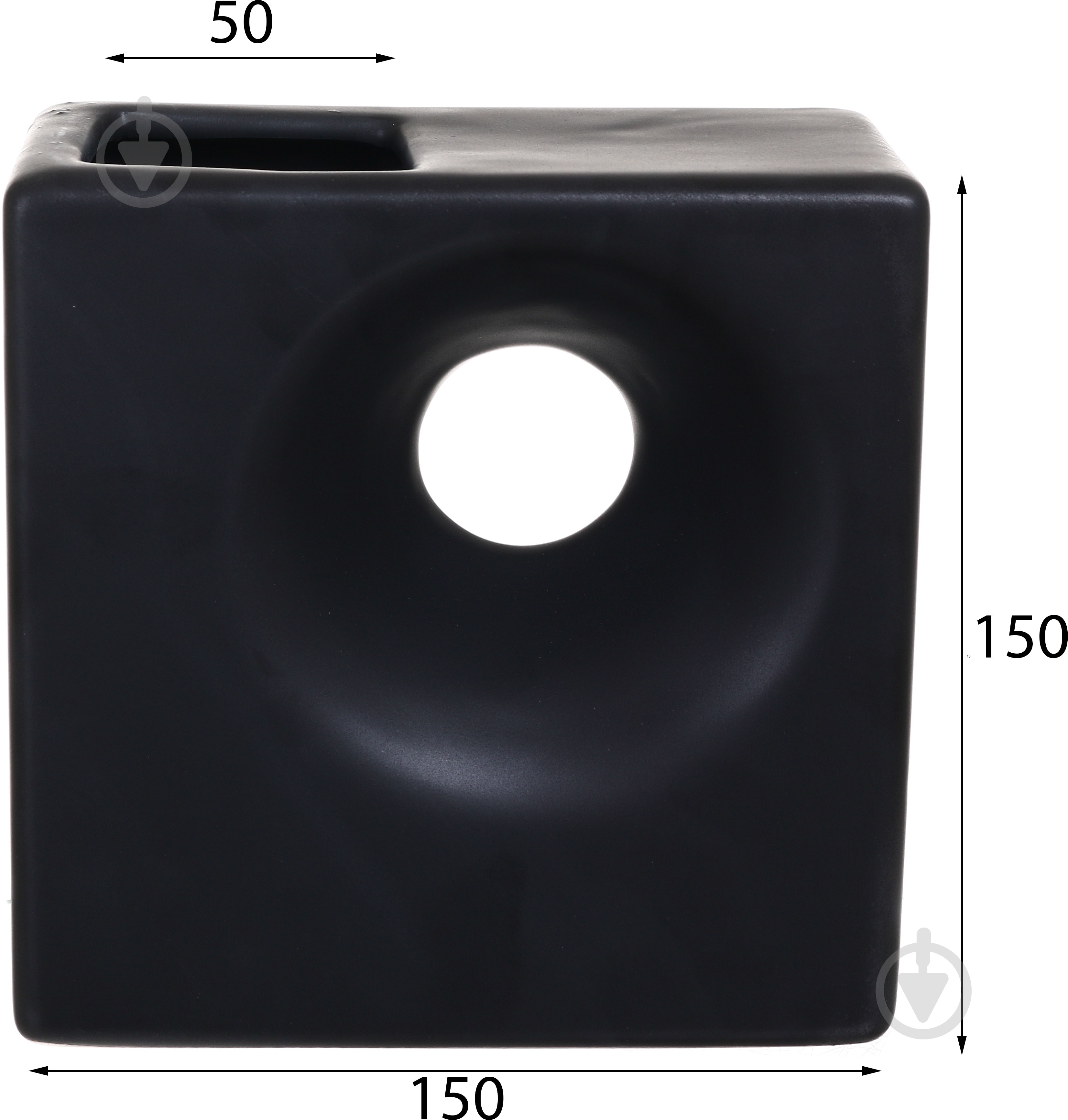 Ваза керамическая Dinch 15 см DLP23479B - фото 2