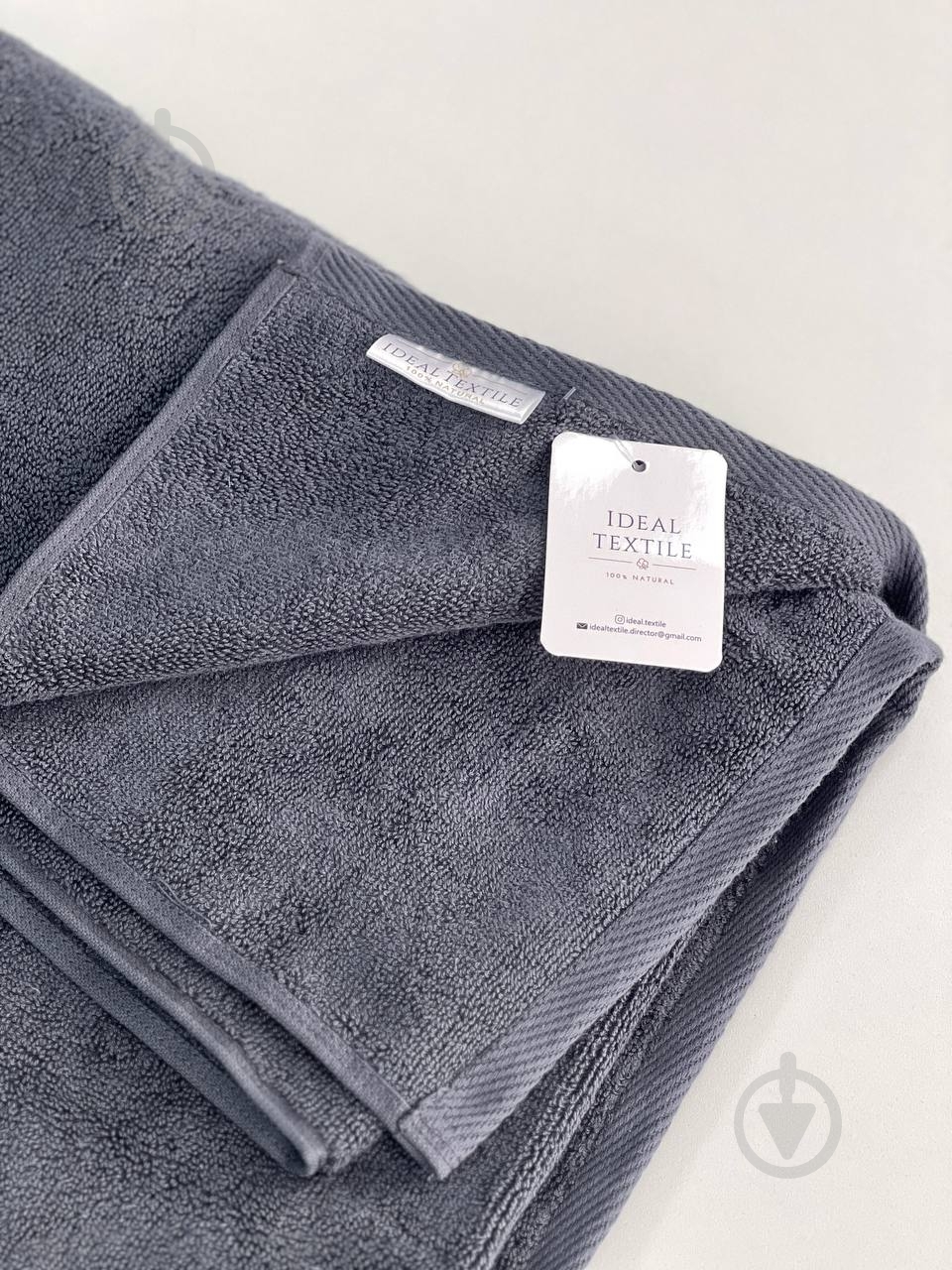 Полотенце махровое 30x70 см антрацит IDEAL TEXTILE - фото 3 Полотенце махровое 30x70 см антрацит IDEAL TEXTILE - фото 3