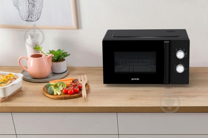 Микроволновая печь Gorenje MO20E2BH Black - фото 13