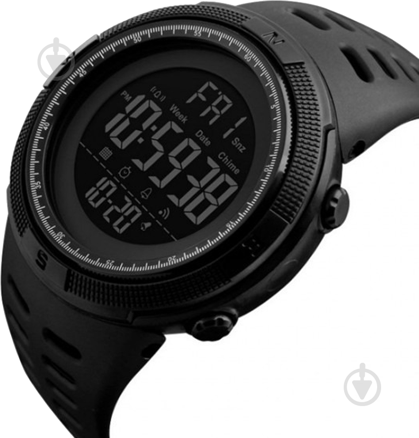 Наручний годинник Skmei 1251 black (1251BOXBK) - фото 2