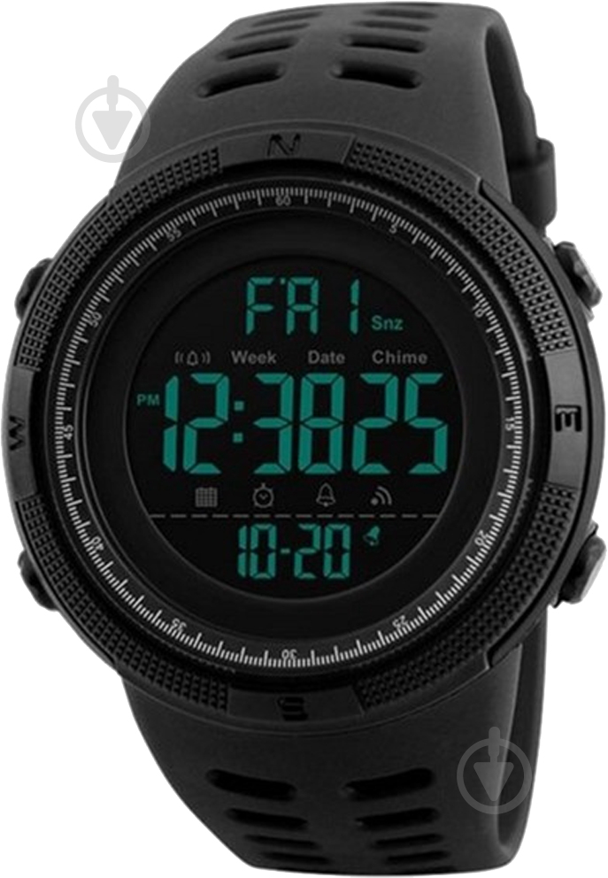 Наручний годинник Skmei 1251 black (1251BOXBK) - фото 1