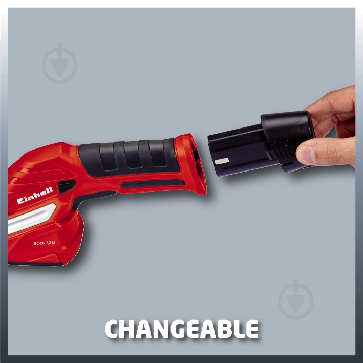 Кусторез аккумуляторный Einhell GC-CG 7,2 Li - фото 6