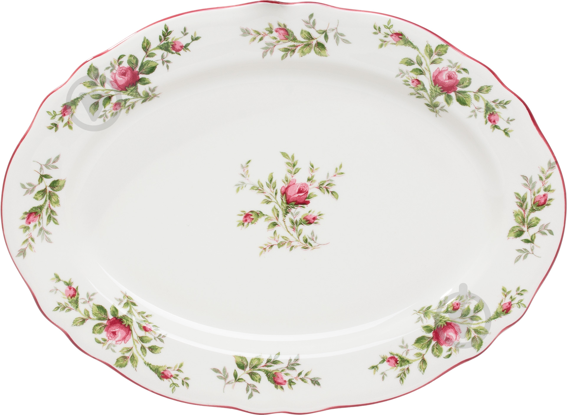 Блюдо Claytan Ceramics Англійська троянда 36 см - фото 1 Блюдо Claytan Ceramics Англійська троянда 36 см - фото 1