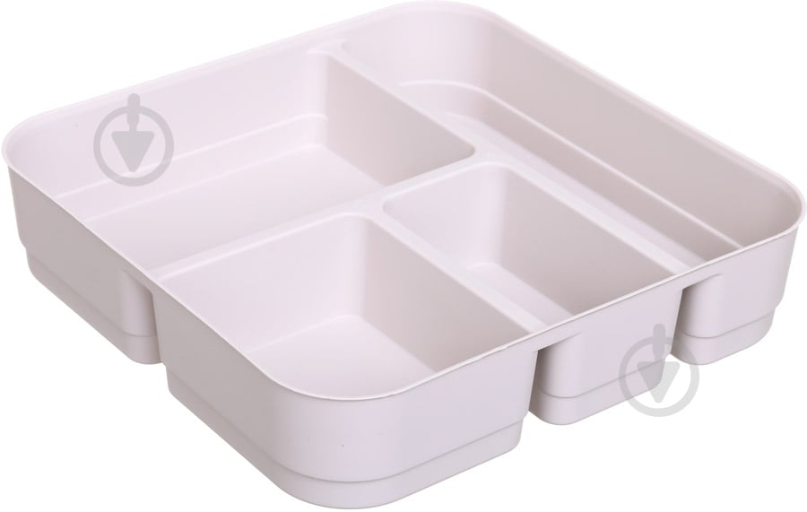 Органайзер Beauty для біжутерії екрю 25х26х11 см Gondol Plastic - фото 4