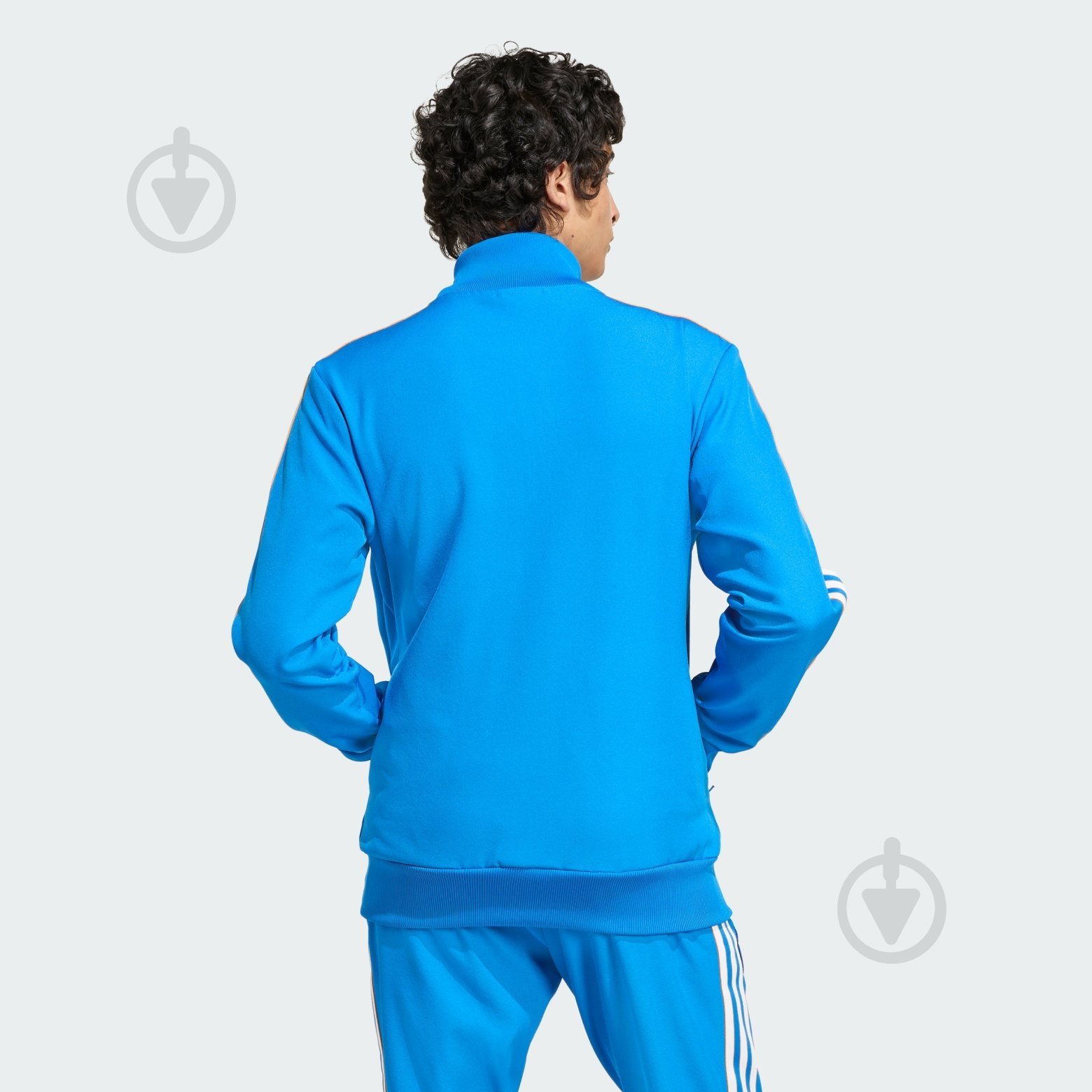 Олімпійка Adidas Real Icon Tt JN3058 р.L блакитний - фото 2 Олімпійка Adidas Real Icon Tt JN3058 р.L блакитний - фото 2