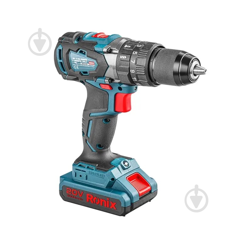 Шуруповерт ударный аккумуляторный Ronix 20 В 2Ач х 2 8905K - фото 4 Шуруповерт ударный аккумуляторный Ronix 20 В 2Ач х 2 8905K - фото 4