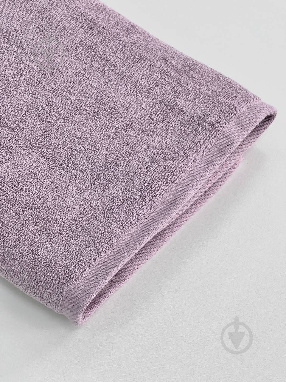 Полотенце махровое 50x70 см лиловый IDEAL TEXTILE - фото 3