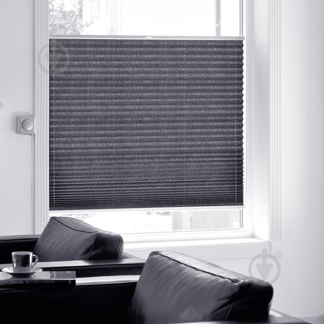 Штора-плиссе Rollotex ткань MELANGE 30х90 см Серый - фото 4