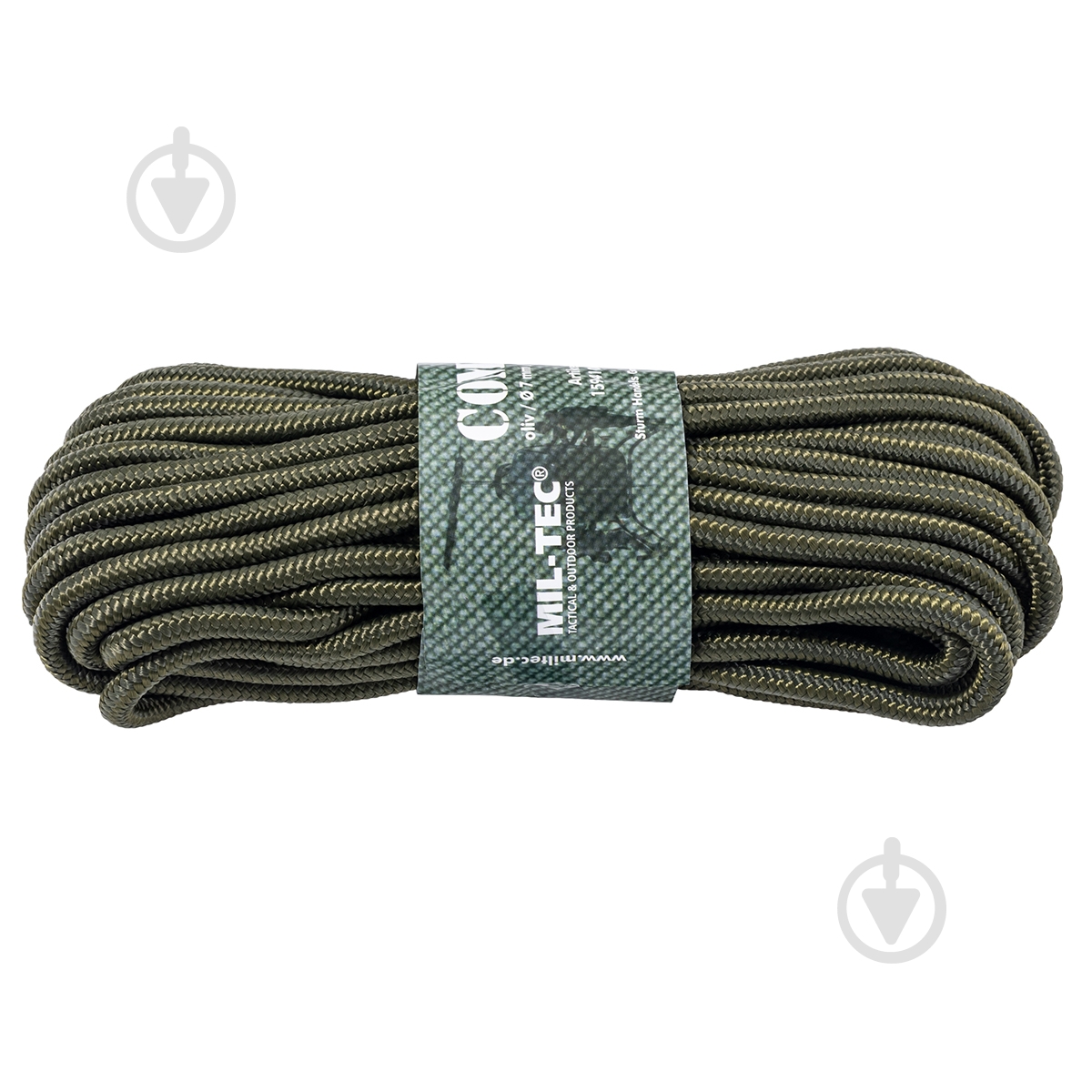 Шнур Sturm Mil-Tec полипропиленовый "Commando Rope" 7 мм 15 м оливковый - фото 2 Шнур Sturm Mil-Tec полипропиленовый "Commando Rope" 7 мм 15 м оливковый - фото 2