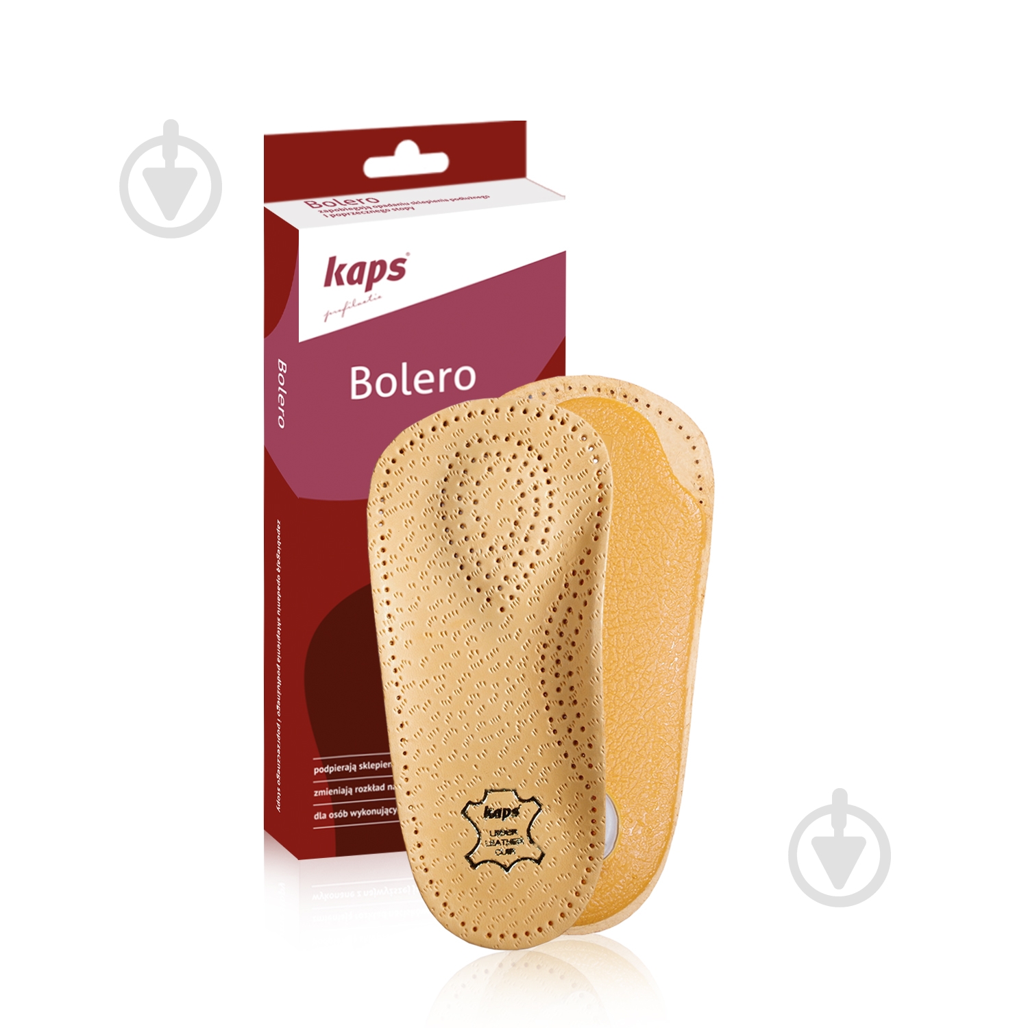 Полустельки для стоп Kaps Bolero Kaps р.40 коричневый - фото 1 Полустельки для стоп Kaps Bolero Kaps р.40 коричневый - фото 1