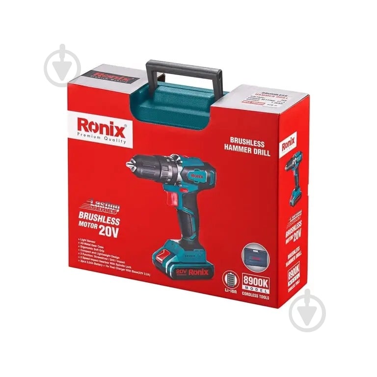 Шуруповерт ударный аккумуляторный Ronix 8900K - фото 10 Шуруповерт ударный аккумуляторный Ronix 8900K - фото 10