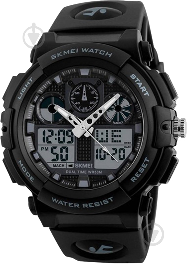 Наручний годинник Skmei 1270 black (1270BOXBK) - фото 1