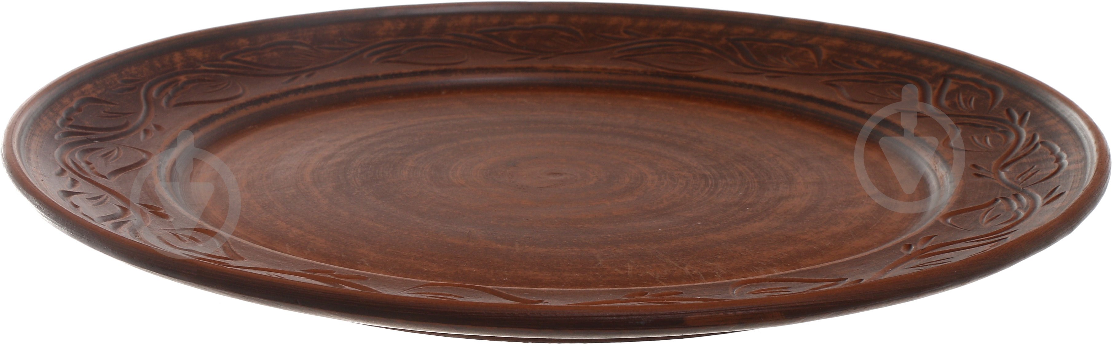 Тарелка обеденная Shynkar&KO дымленая 25 см с рисунком - фото 2