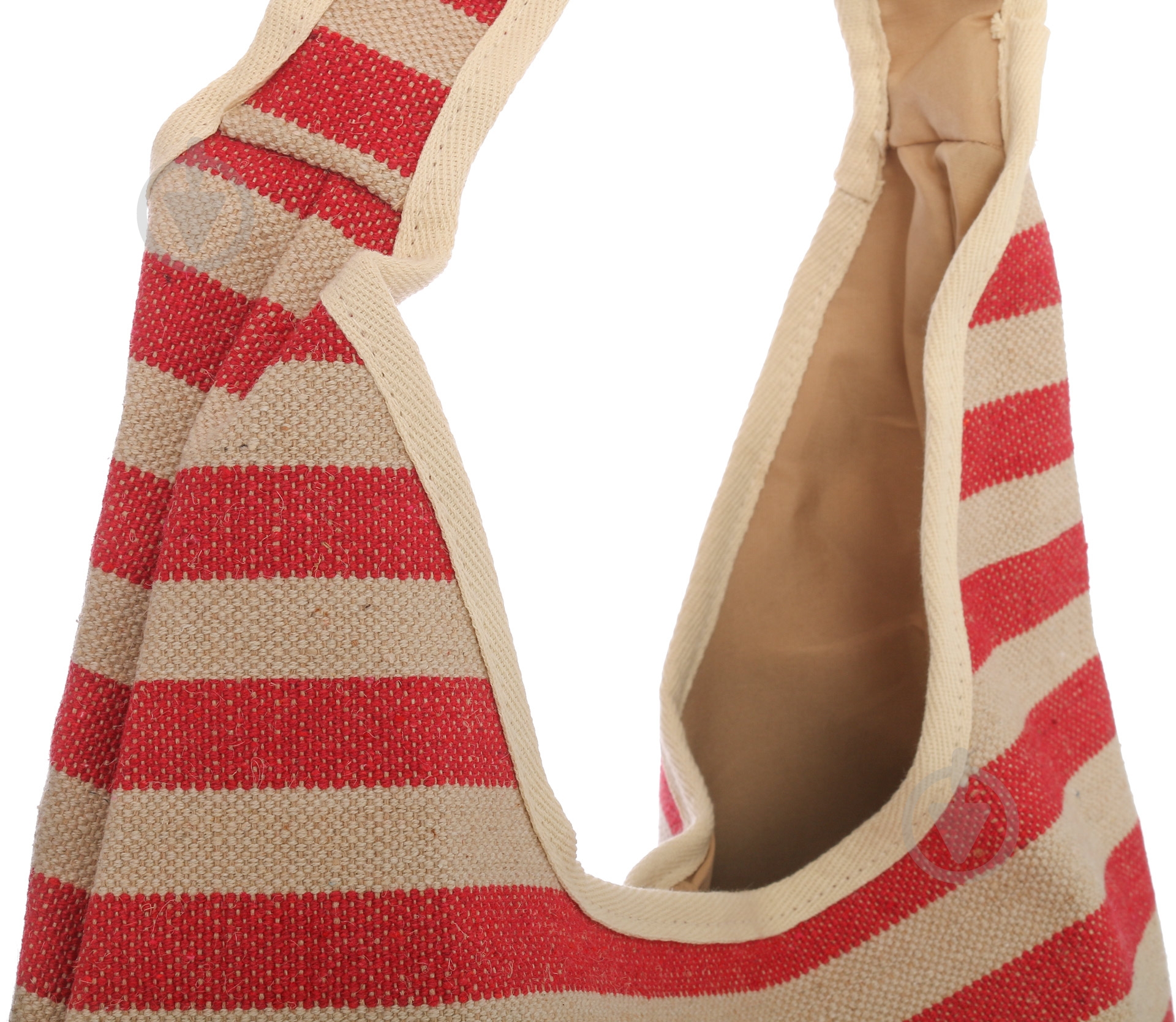 Сумка пляжная Stripes красная - фото 3