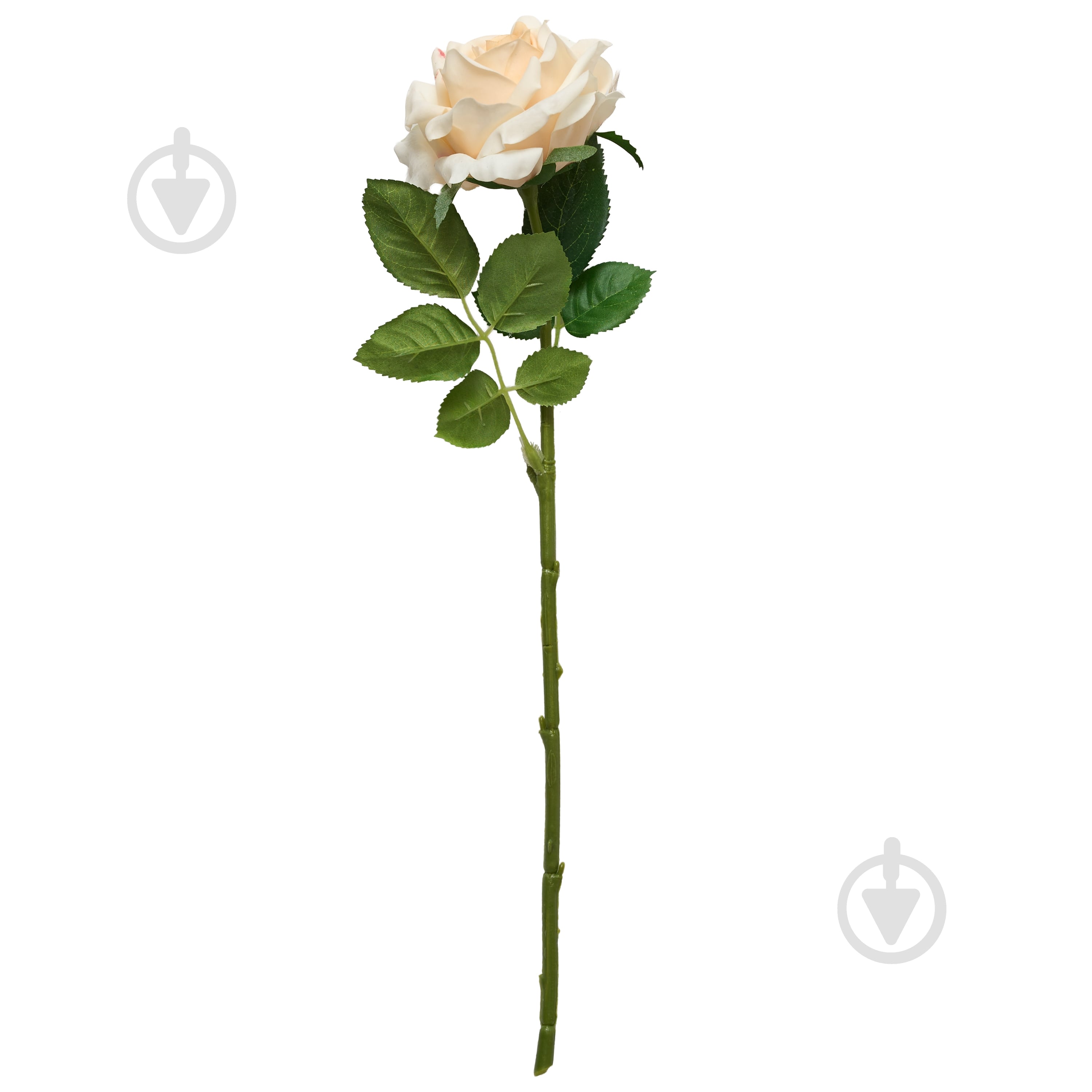 Цветок искусственный Роза 44 см желтая Девилон - фото 1