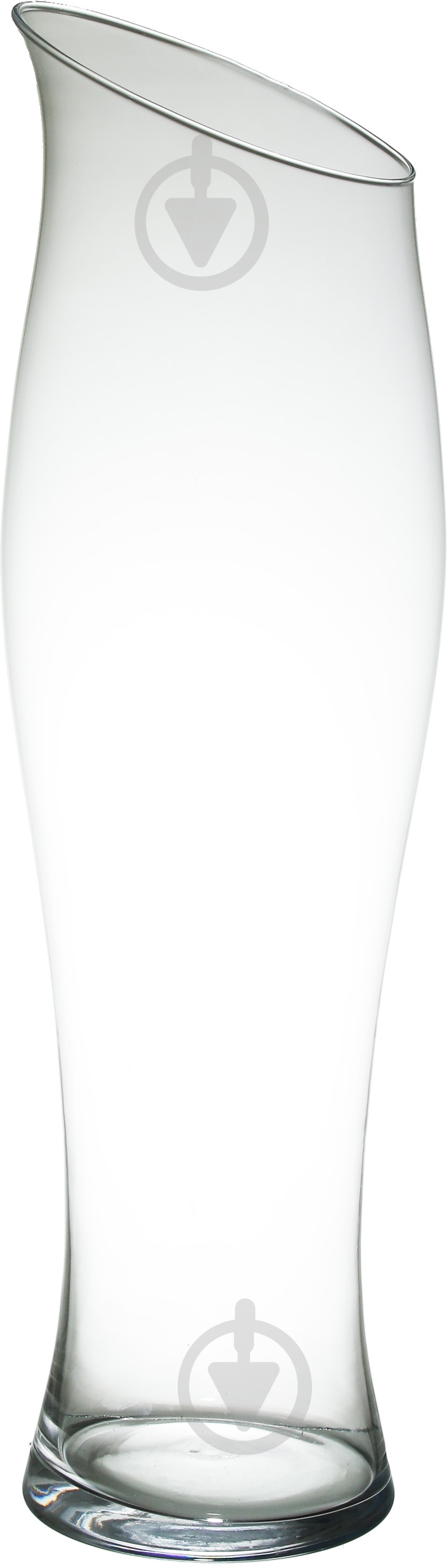 Ваза стеклянная прозрачная 19,5х65 см 65 см - фото 1