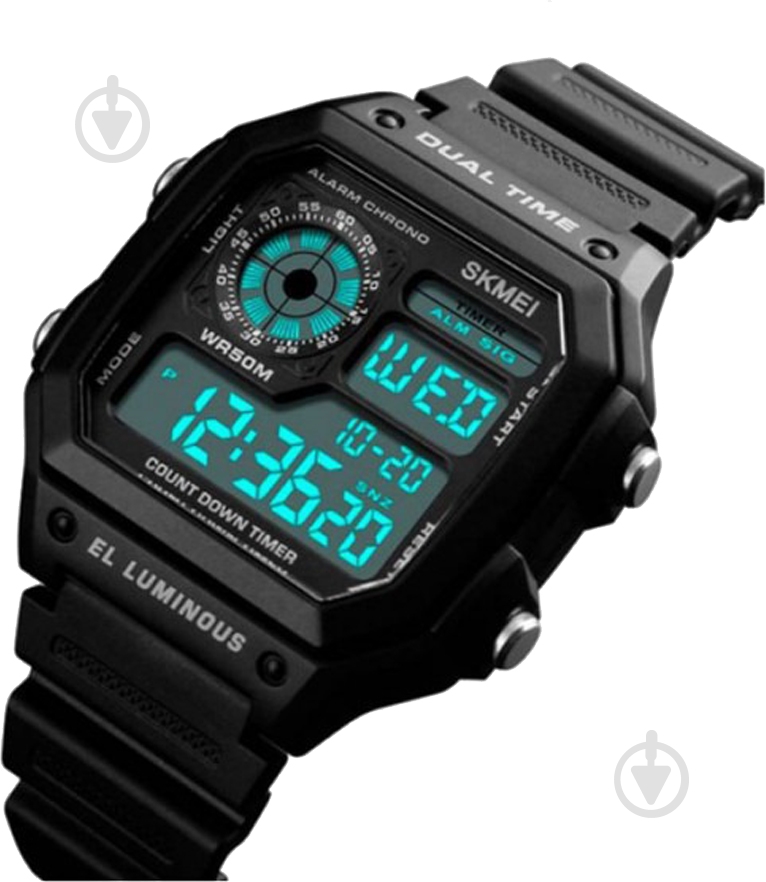Наручные часы Skmei 1299 black (1299BOXBK) - фото 1