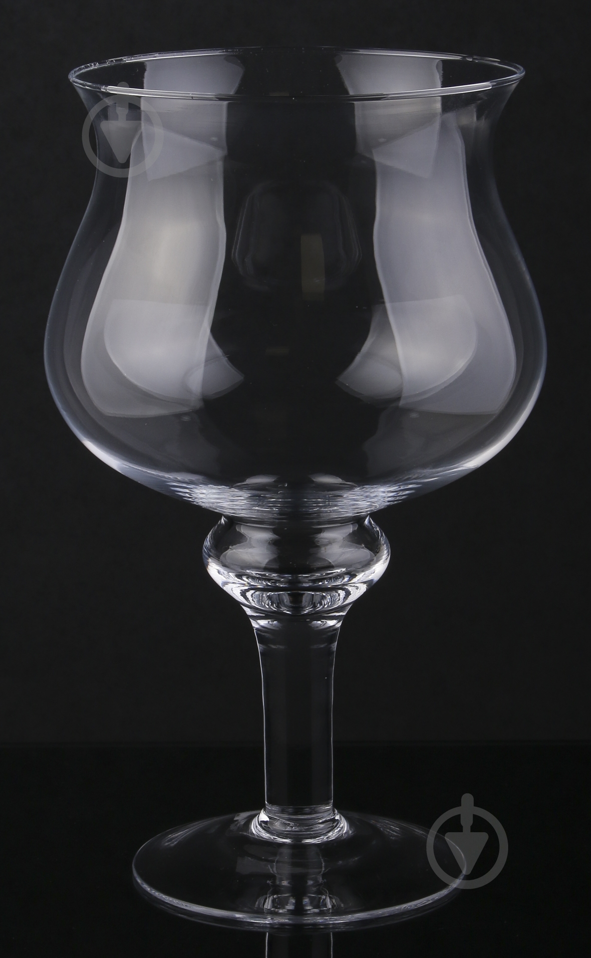 Ваза стеклянная Бокал 29,5 см прозрачная - фото 1