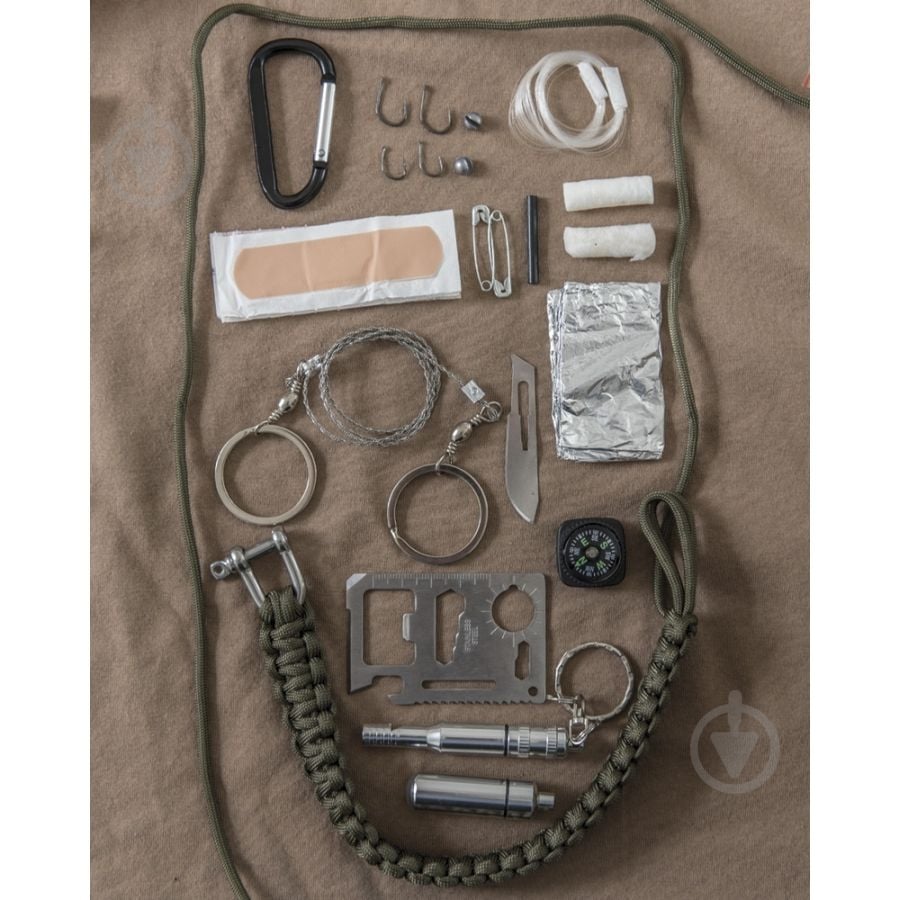Sturm Mil-Tec Набір для виживання "PARACORD SURVIVAL KIT LARGE" 16027702 - фото 2