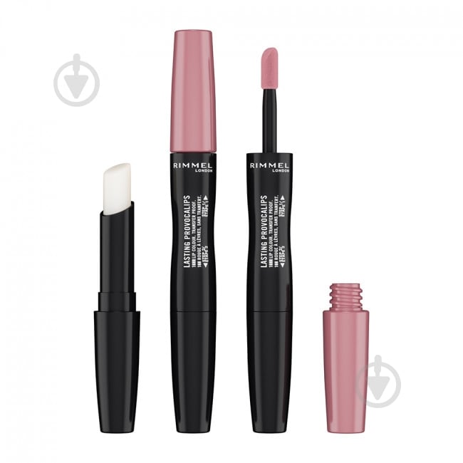 Помада жидкая + бальзам Rimmel London Lasting Provocalips 2 в 1 (220) Come Up Roses - фото 1 Помада жидкая + бальзам Rimmel London Lasting Provocalips 2 в 1 (220) Come Up Roses - фото 1