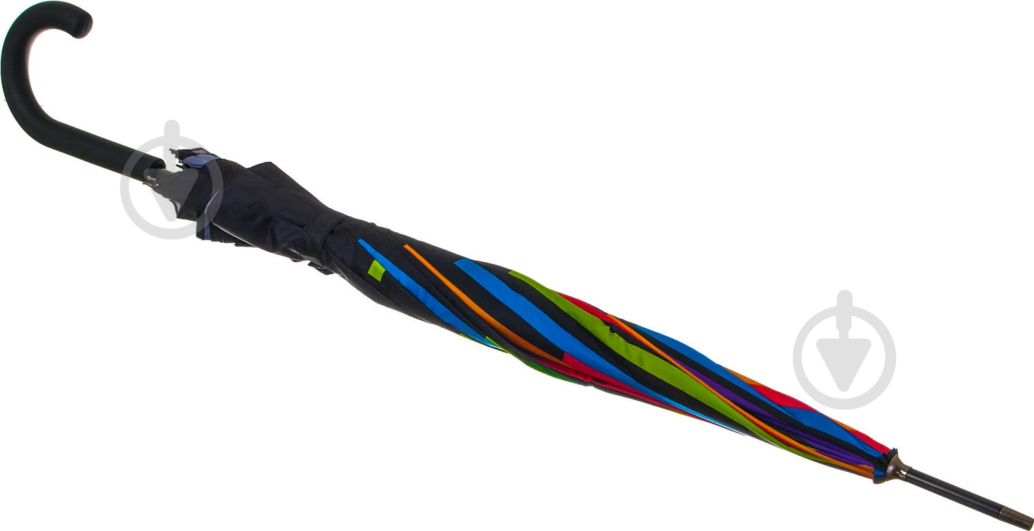 Зонт-трость Sensio Rainbow Top 21008 черный с рисунком - фото 3 Зонт-трость Sensio Rainbow Top 21008 черный с рисунком - фото 3