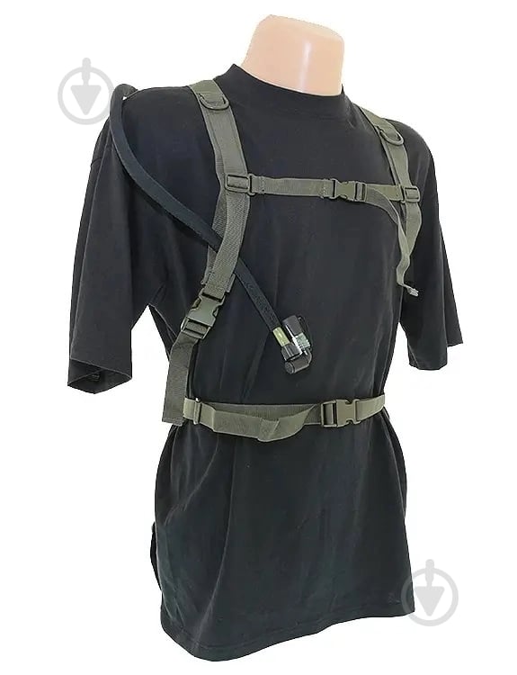 Система питьевая Sturm Mil-Tec рюкзак с гидросистемой "MIL-SPEC WATER PACK WITH STRAPS (3 L)" Oliva - фото 6