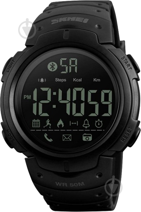 Наручные часы Skmei 1301 black (1301BOXBK) - фото 1
