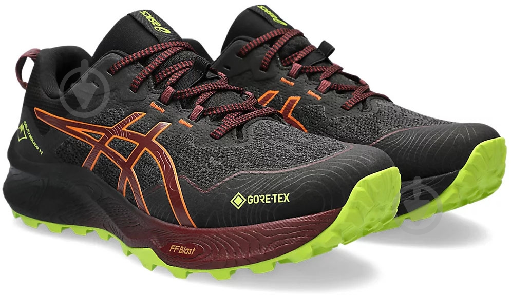 Кросівки чоловічі Asics GEL-TRABUCO 11 GTX 1011B608-003 р.46 чорні - фото 3