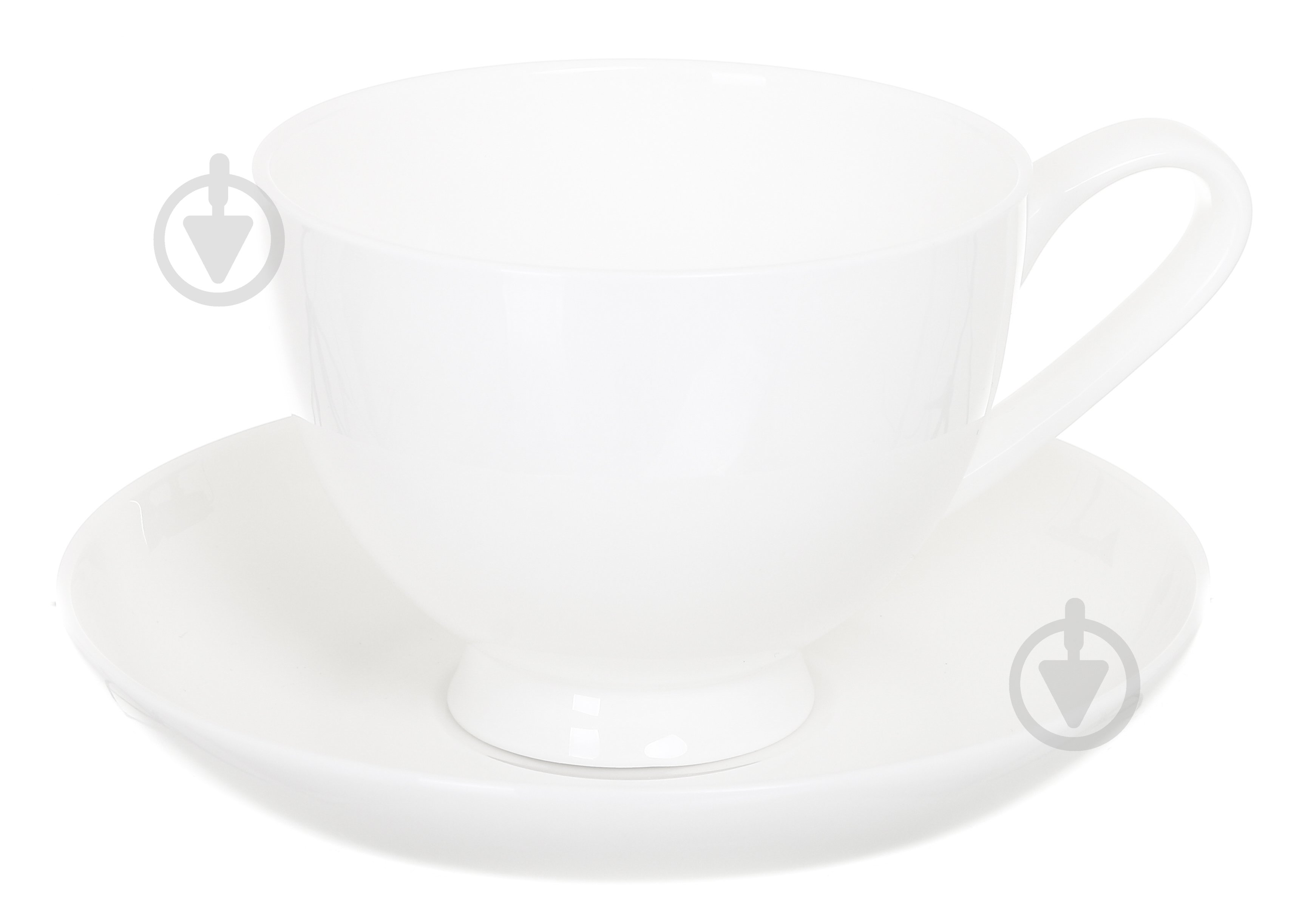 Чашка с блюдцем Fiora Serenity 190 мл - фото 1 Чашка с блюдцем Fiora Serenity 190 мл - фото 1