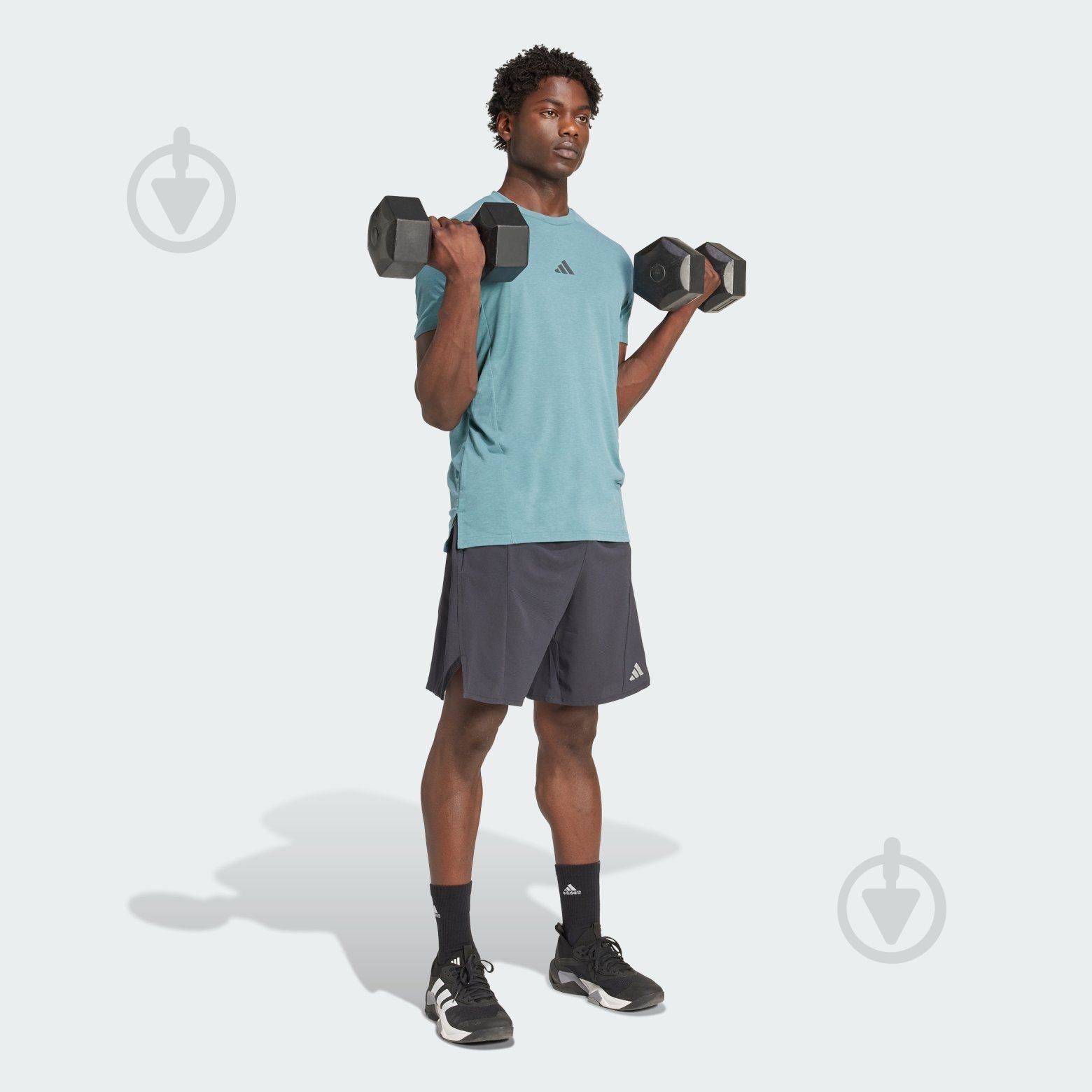 Футболка Adidas D4T Tee JX3285 р.L зелений - фото 5