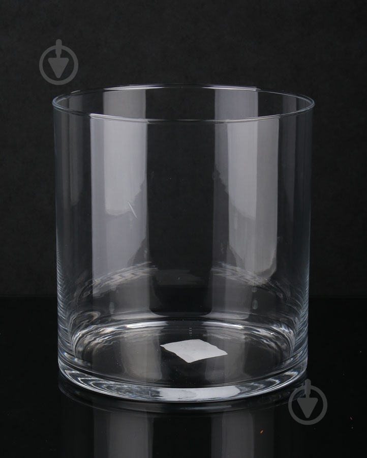 Ваза стеклянная Цилиндр 20 см 20 см прозрачная - фото 1 Ваза стеклянная Цилиндр 20 см 20 см прозрачная - фото 1