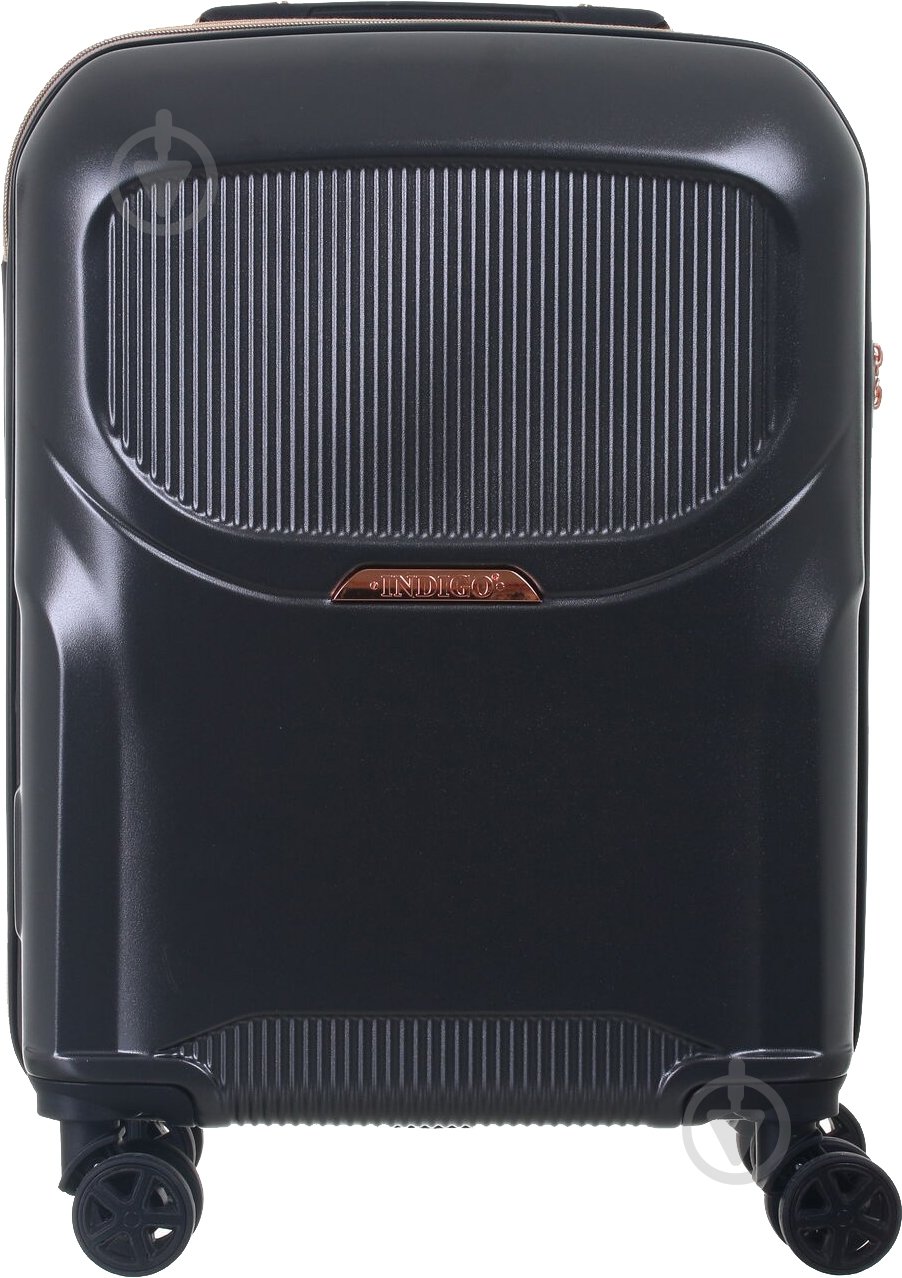 Валіза 39 л сірий LS22100 48х37х22 ABS - фото 4
