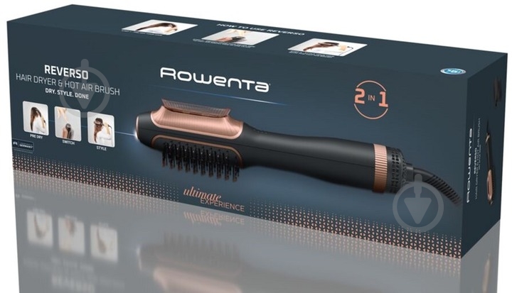 Фен-щетка Rowenta Reverso Dry&Brush 2в1 CF9840F0 - фото 10 Фен-щетка Rowenta Reverso Dry&Brush 2в1 CF9840F0 - фото 10