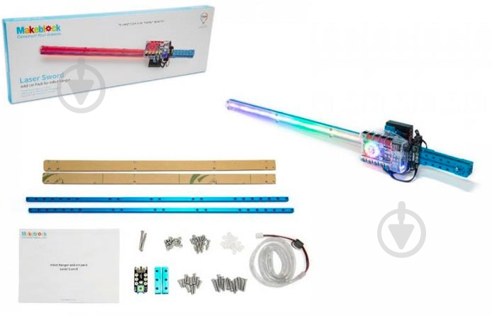 Набір Makeblock для розширення програмованого робота Bot Ranger Add-on Pack Laser Sword 09.80.62 - фото 4 Набір Makeblock для розширення програмованого робота Bot Ranger Add-on Pack Laser Sword 09.80.62 - фото 4