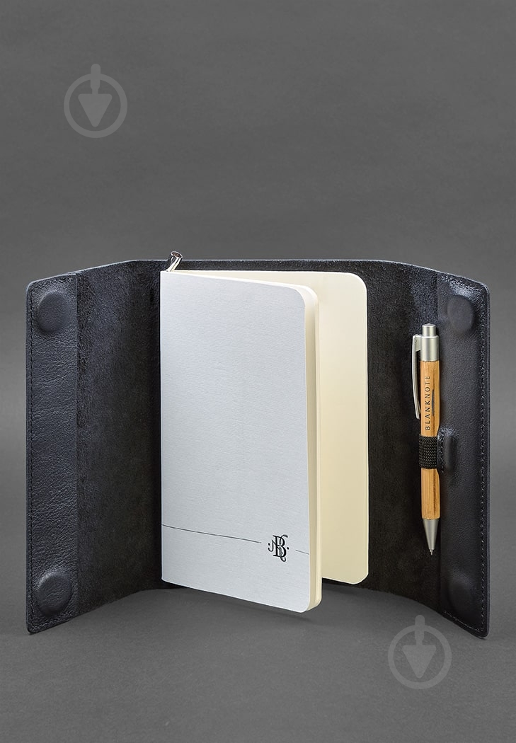 Блокнот кожаный BlankNote 7.0 темно-синий BN-SB-7-navy-blue - фото 3