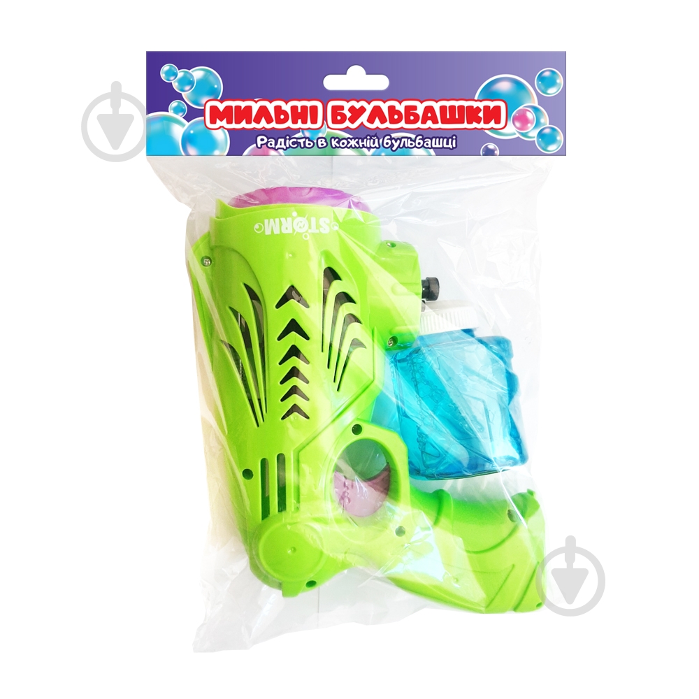 Мыльные пузыри Bubbleland Пистолет-пузырятор P81148 - фото 1