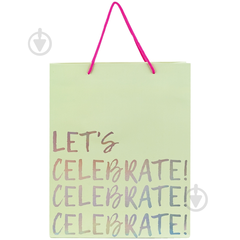 Пакет подарочный Let's celebrate 8502-26-A 26х32 см Axent - фото 1 Пакет подарочный Let's celebrate 8502-26-A 26х32 см Axent - фото 1