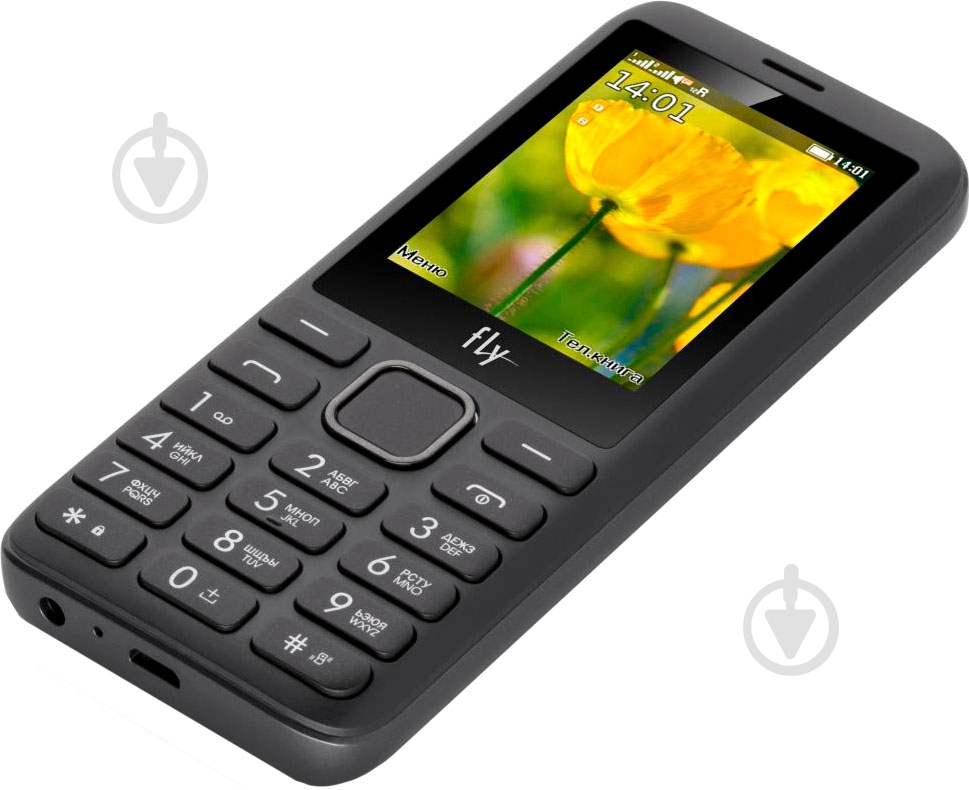 Мобільний телефон Fly FF249 grey - фото 4
