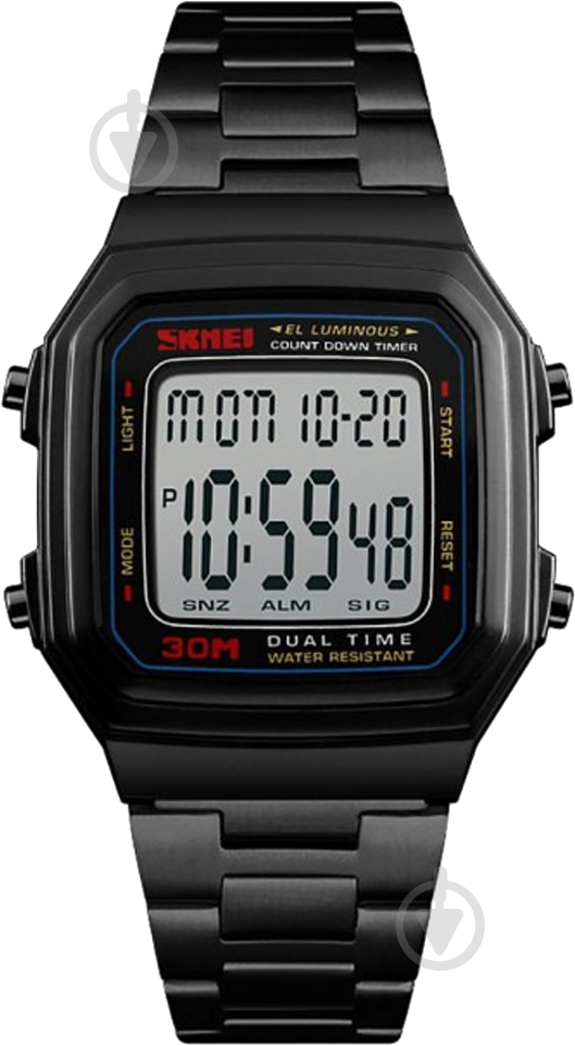 Наручные часы Skmei 1337 black (1337BOXBK) - фото 1 Наручные часы Skmei 1337 black (1337BOXBK) - фото 1